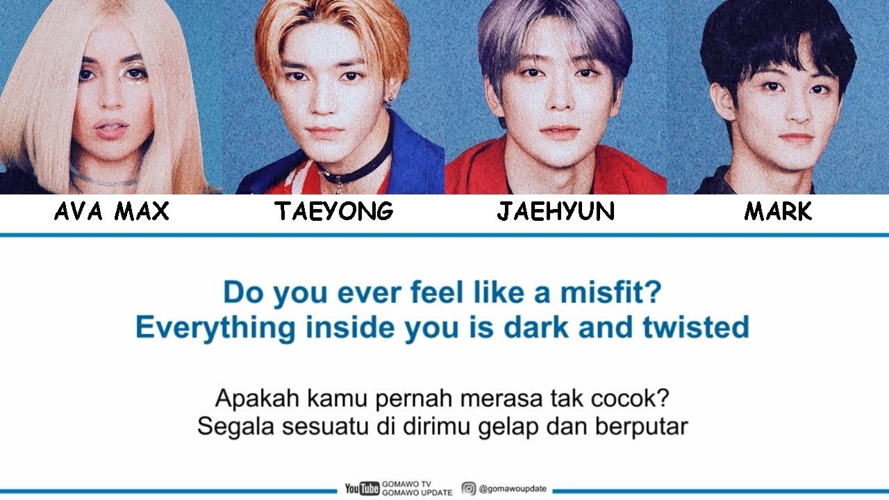 AVA MAX ft. NCT 127 - SO AM I (Easy Lyrics + Indo Sub) by GOMAWO