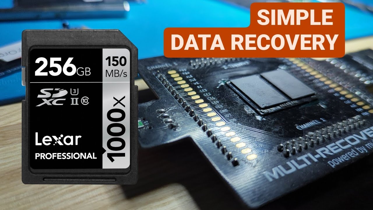 simple data recovery case for Lexar SD card