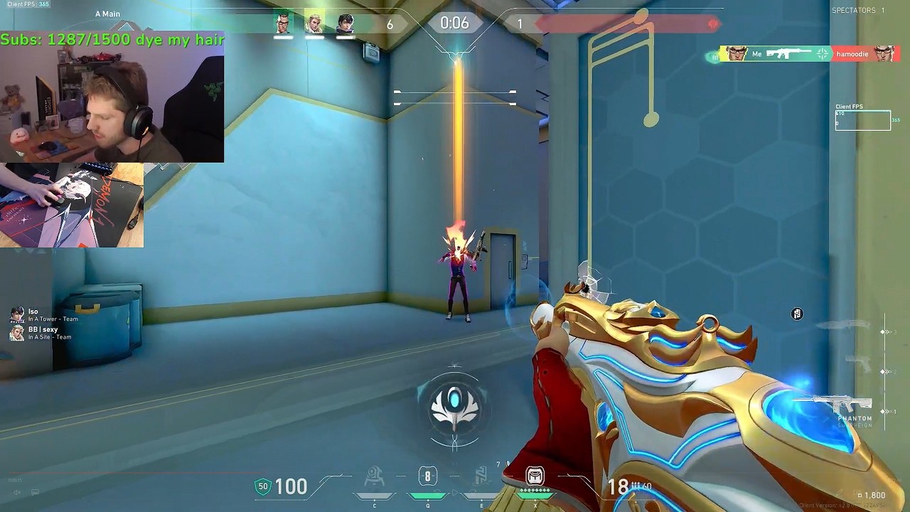 Demon1 is INSANE on chamber! VALORANT RANKED GAMEPLAY
