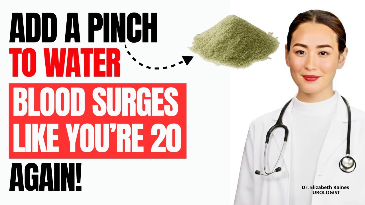 Add THIS to Your Water After 50 (Urologist Explains Blood Flow Secret)