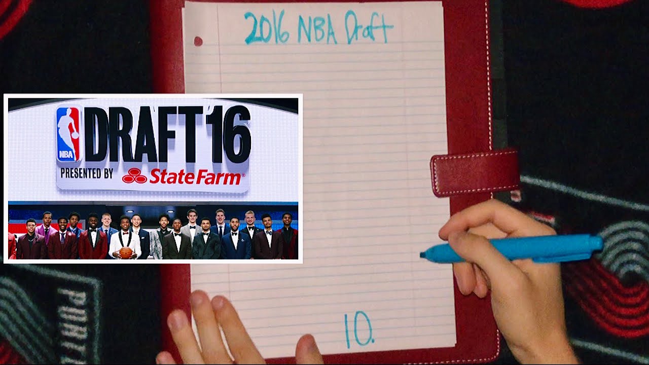 Re-Drafting The 2016 NBA Draft ( ASMR w/Writing Sounds)