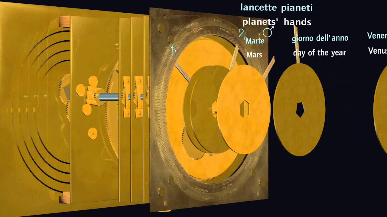 Virtual Model of the Antikythera Mechanism by Michael Wright and Mogi Vicentini