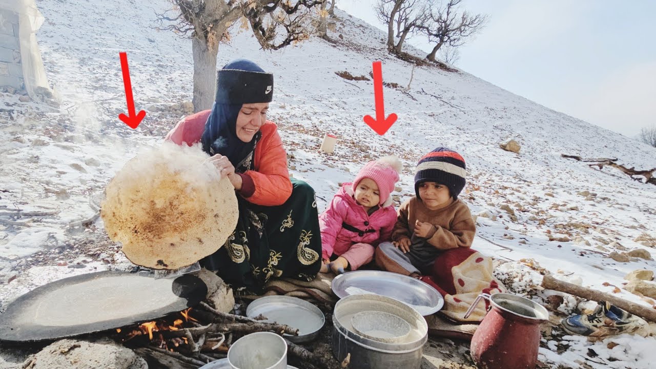 From baking traditional bread on a blizzard to children's enjoyment of their mother's cooking