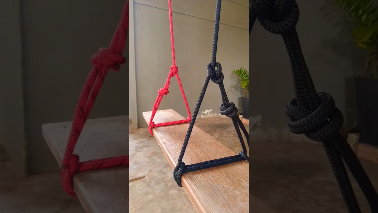 Use rope to make a swing ideas for you. knot#176 #YearofYou