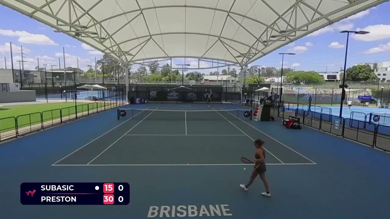 Alana Subasic WC vs Taylah Preston 7 R32 W50 Brisbane 10 November 2025 Australia