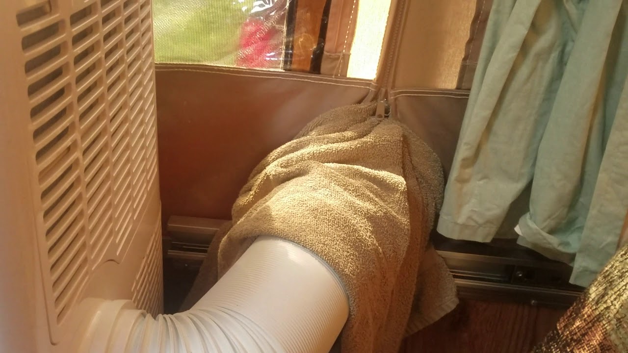 BLACK + DECKER 12000 btu portable air conditioner in popup camper review