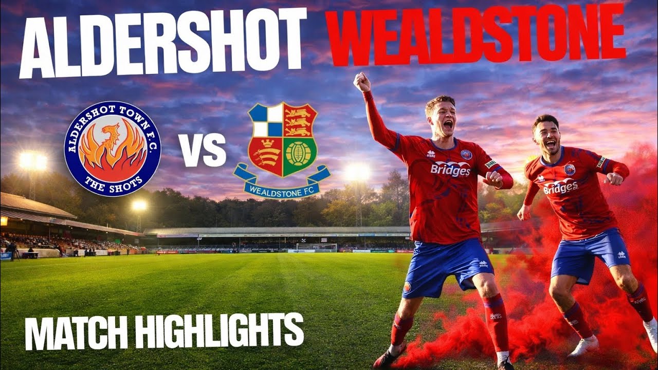 Aldershot puts 4 behind Wealdstone 