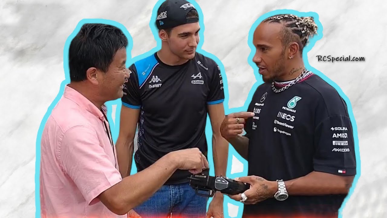 F1 & RC Hamilton & Ocon Like Kids With Kyosho & Kanai!