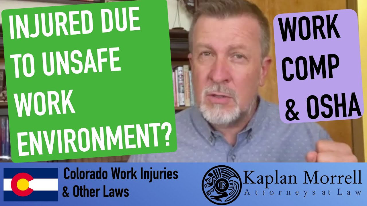 Injured due to an unsafe work environment? Workers Compensation and OSHA