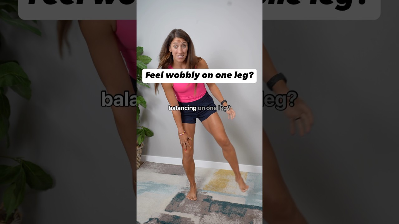 Feel wobbly on one leg? Try this simple sock trick