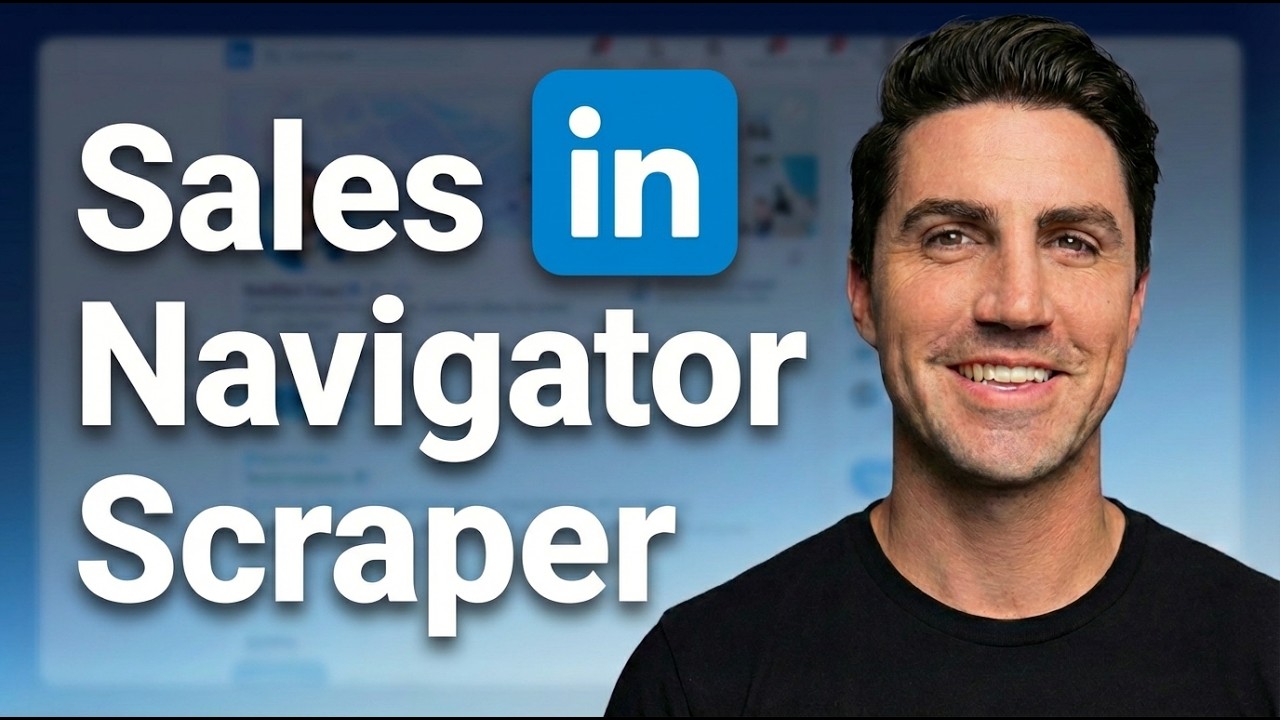 Scrape LinkedIn Sales Navigator (Guide)
