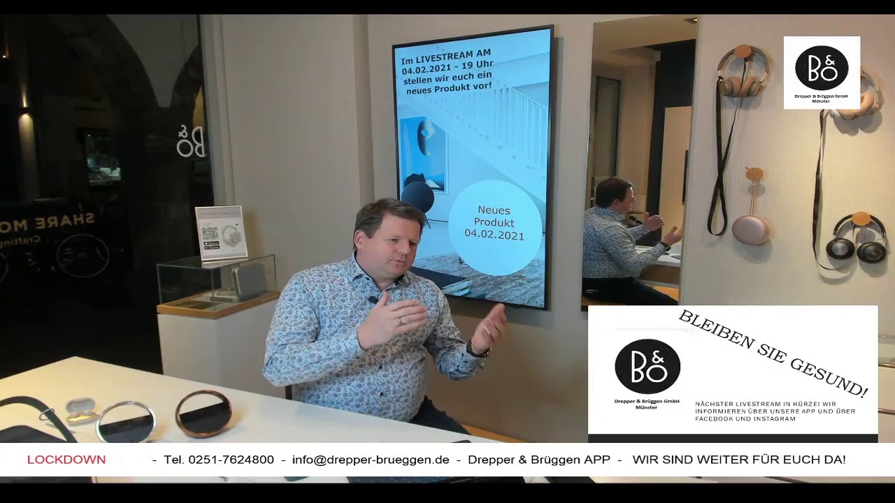 Bang & Olufsen Münster - Drepper & Brüggen GmbH - LIVESTREAM 21.Januar  2021