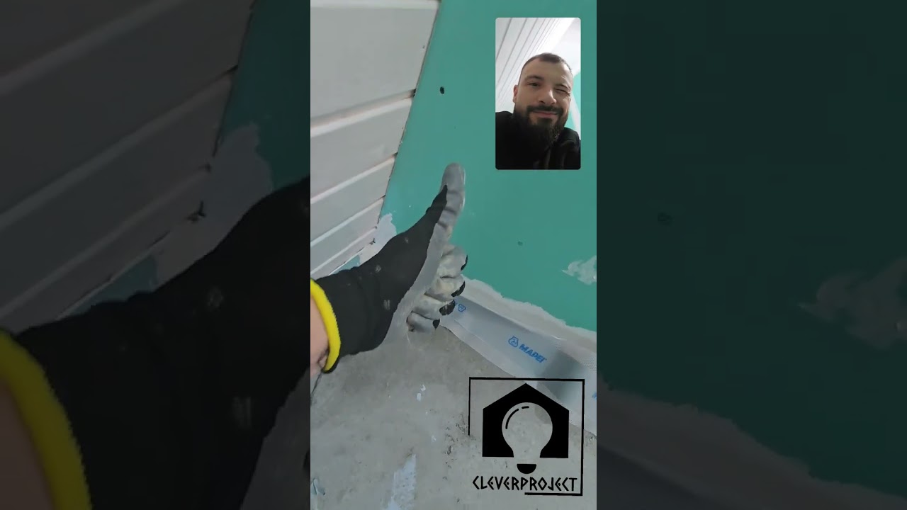 TUTORIAL : APLICAREA HIDROIZOLAȚIEI ÎN BAIE ( MAPEI )! 🏡🏗👌🧱