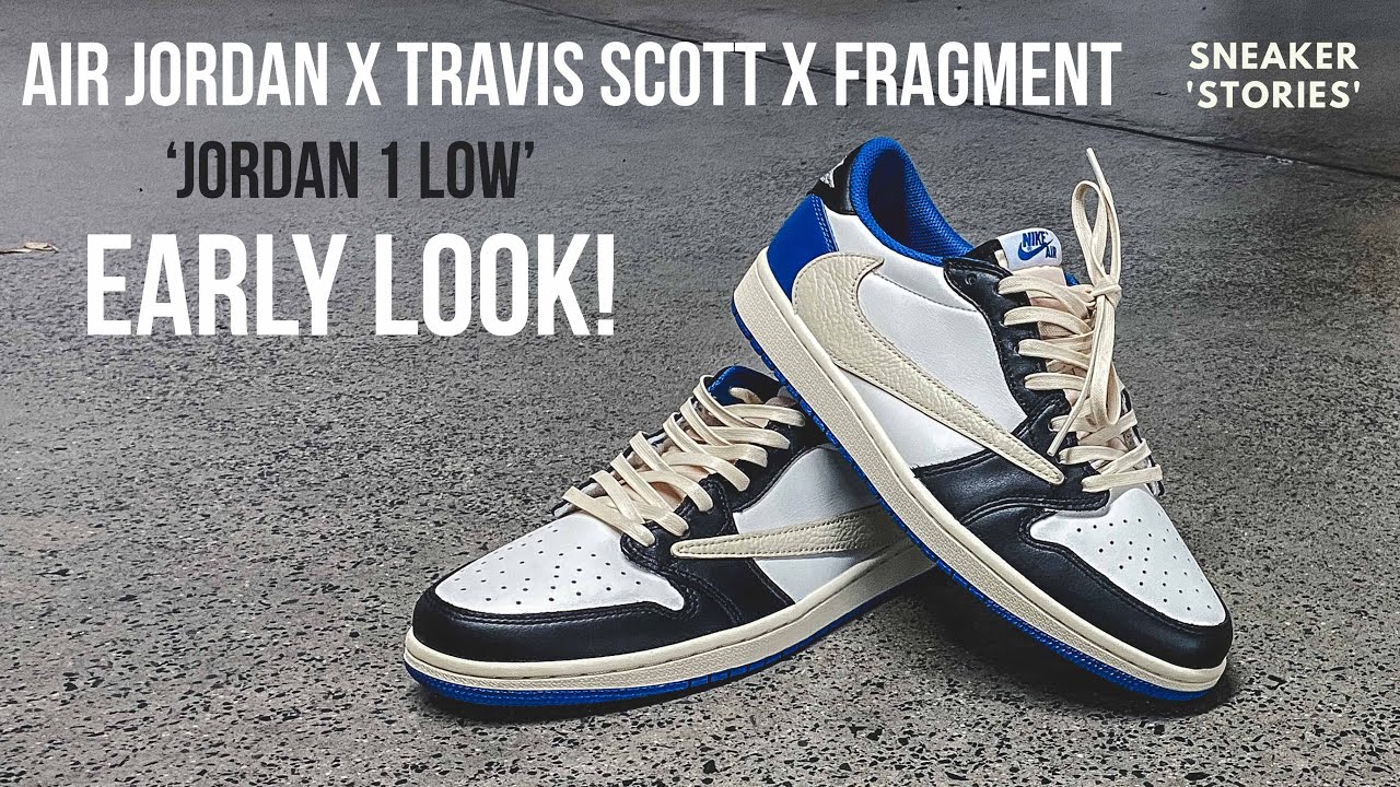 EARLY LOOK! Fragment Design x Travis Scott x Air Jordan 1 LOW (Review + On Foot)