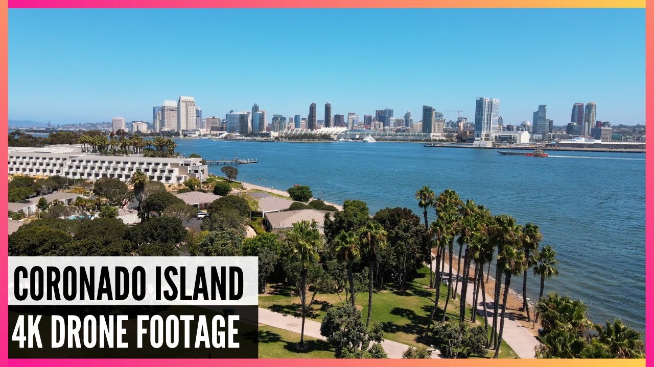 Coronado Island San Diego - 4K Mavic Drone - The Amateur YouTuber