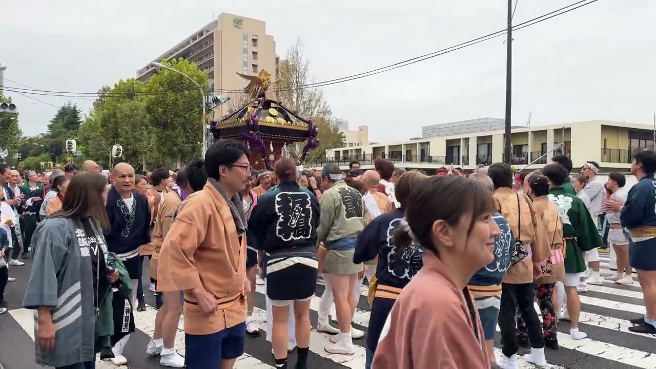 板橋区民祭り25’ (37)２日目(18) 大人神輿 出陣