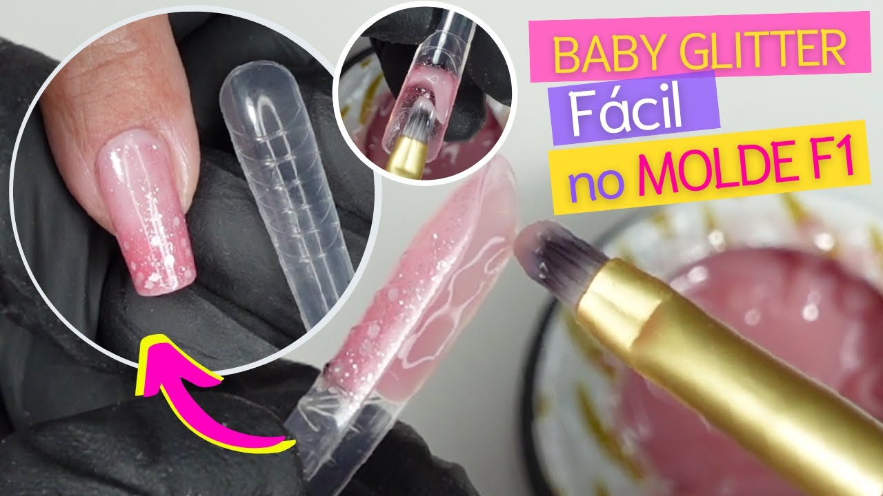 Como Fazer Baby Glitter no Molde F1