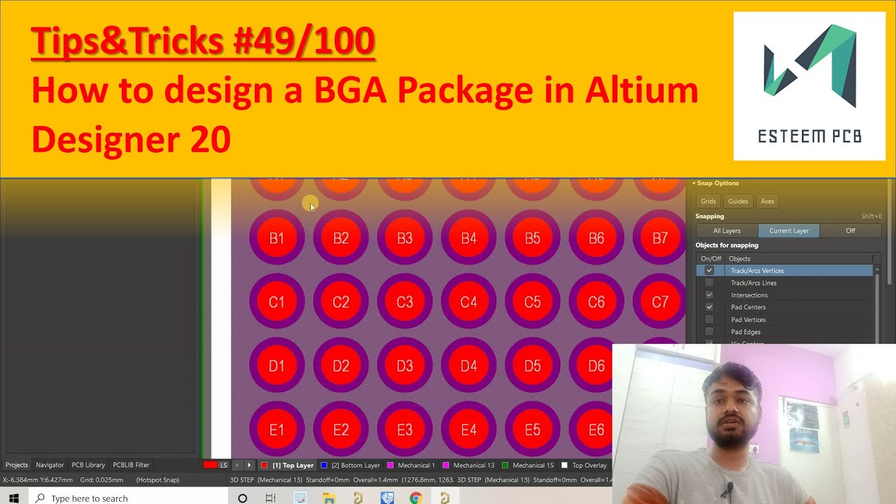 BGA Footprint Design | Altium Designer Tips #49