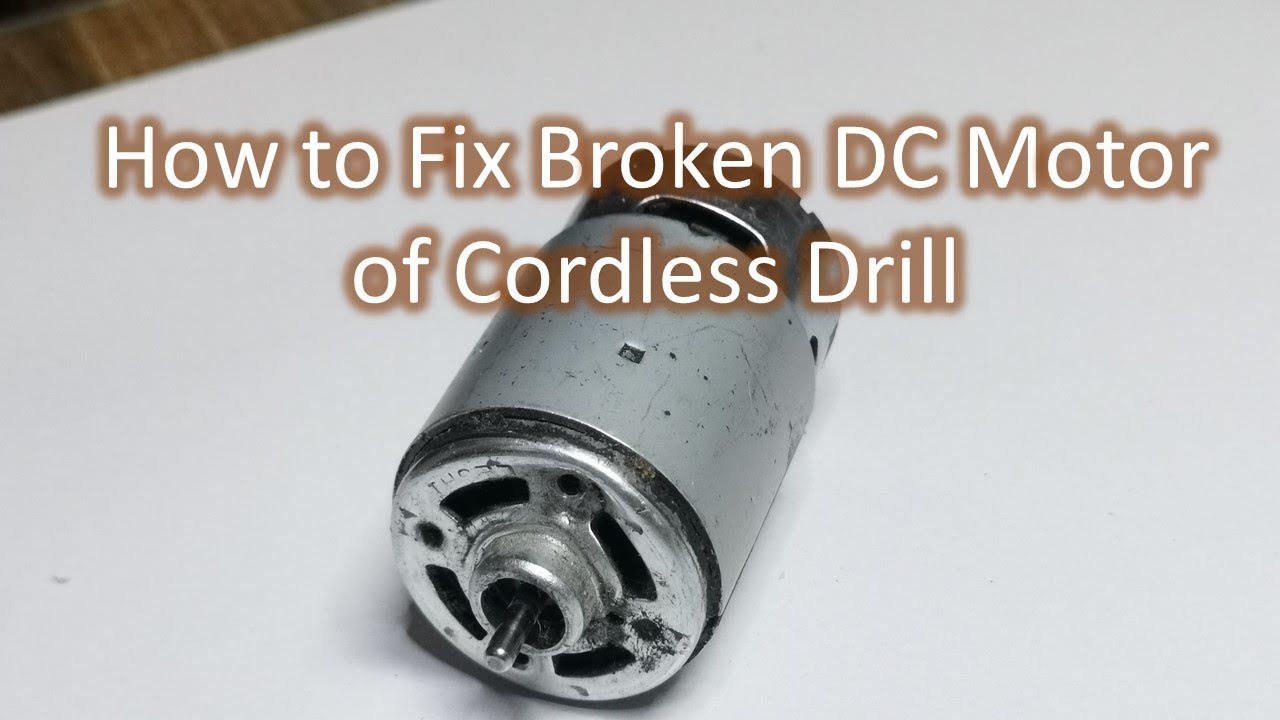 fix broken dc motor
