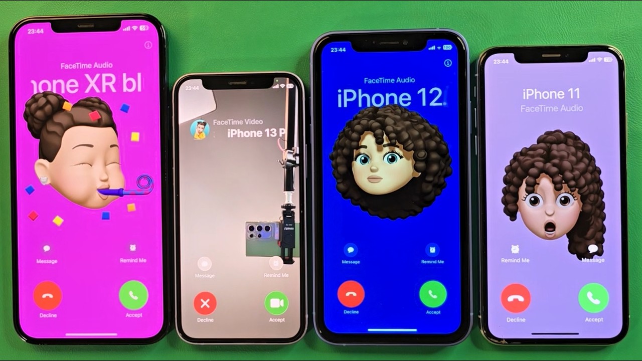 Facetime Incoming call& Outgoing call iPhone 12Pm iPhone 12mini iPhone 16 iPhoneXr