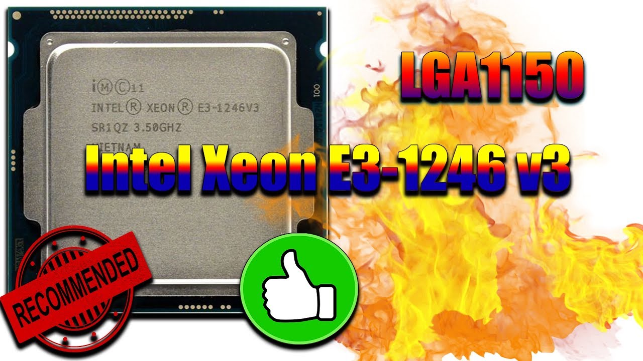 Intel Xeon E3-1246 v3 !! LGA1150 !! ОТЛИЧНЫЙ ПРОЦЕССОР ЗА СВОИ ДЕНЬГИ !!