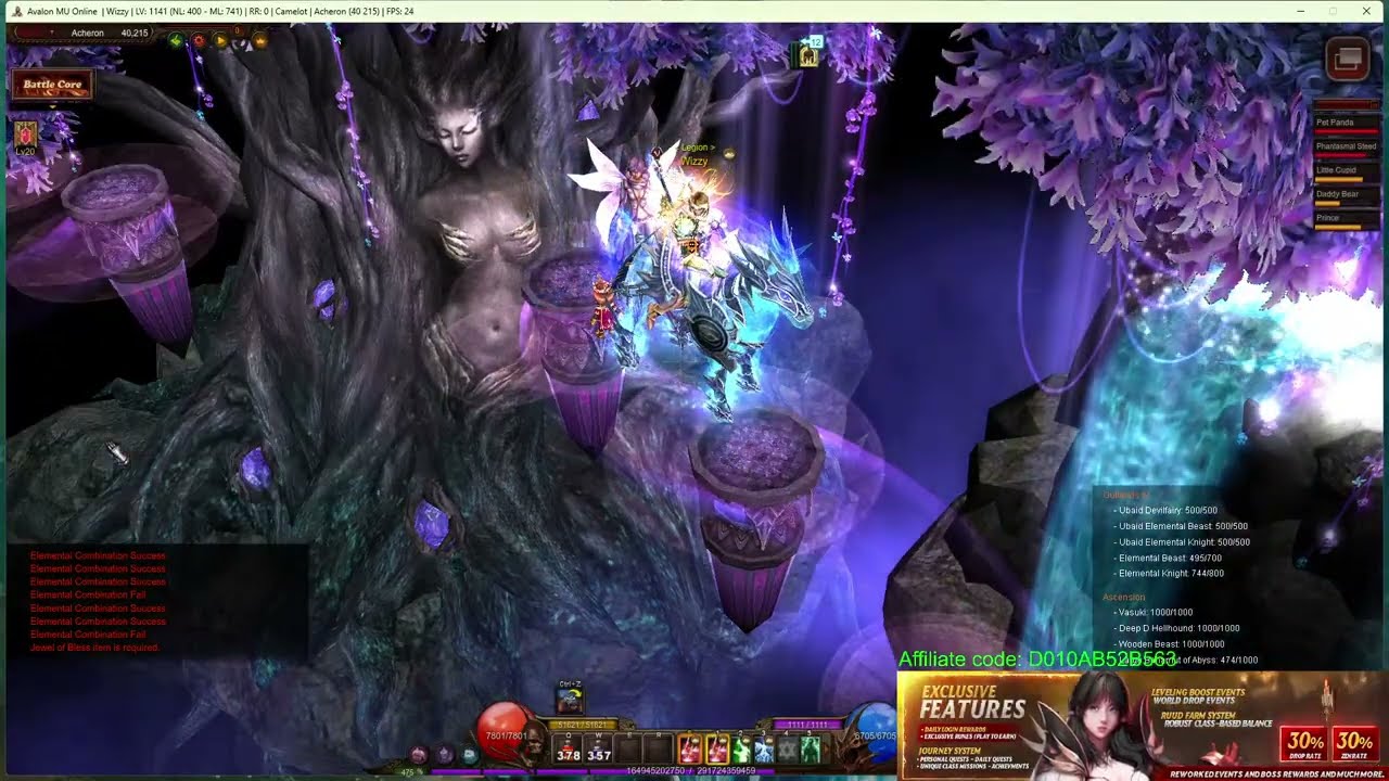Stiprinsim pentagrama - MU Online S20 !avalon