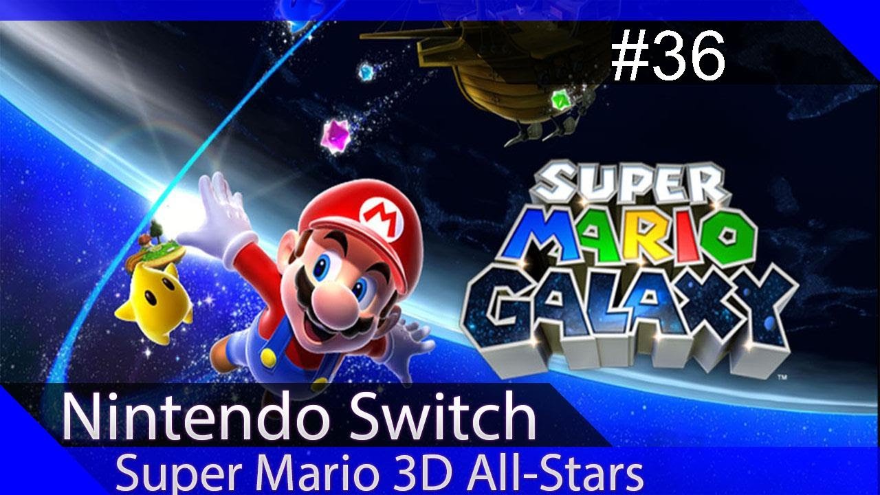 Walkthrough - Super Mario Galaxy Switch #36 - Schwebender Stern im Rabenschwarz
