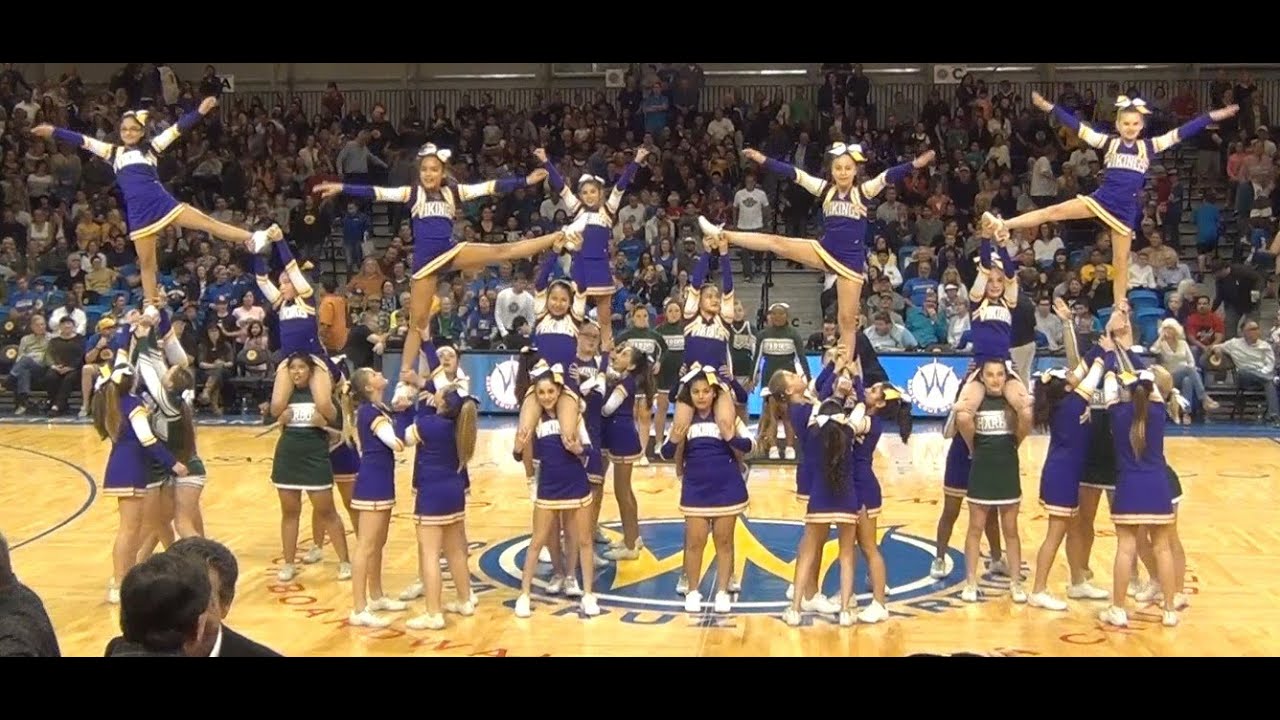 Harbor High & New Brighton Middle school Cheer Squads, 3/7/2014