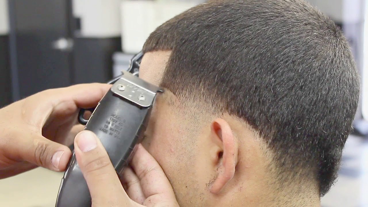 BARBER TUTORIAL: TAPER FADE with tail. super fresh haircut.