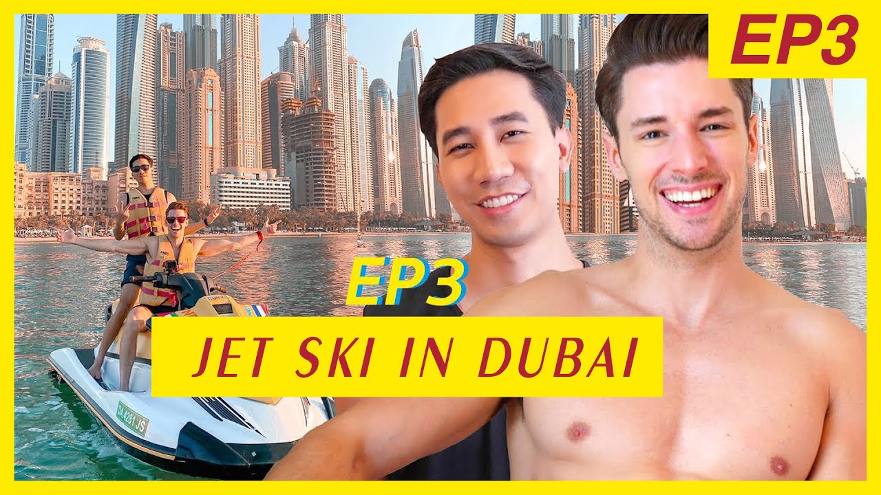 Khun Park in Dubai EP3 | Jet Ski in Dubai | ขับ Jet Ski กลางทะเลดูไบ ขึ้นเฮลิคอปเตอร์