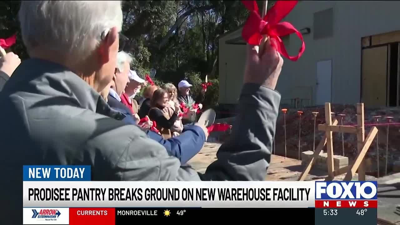 Prodisee Pantry breaks ground on new freezer facility