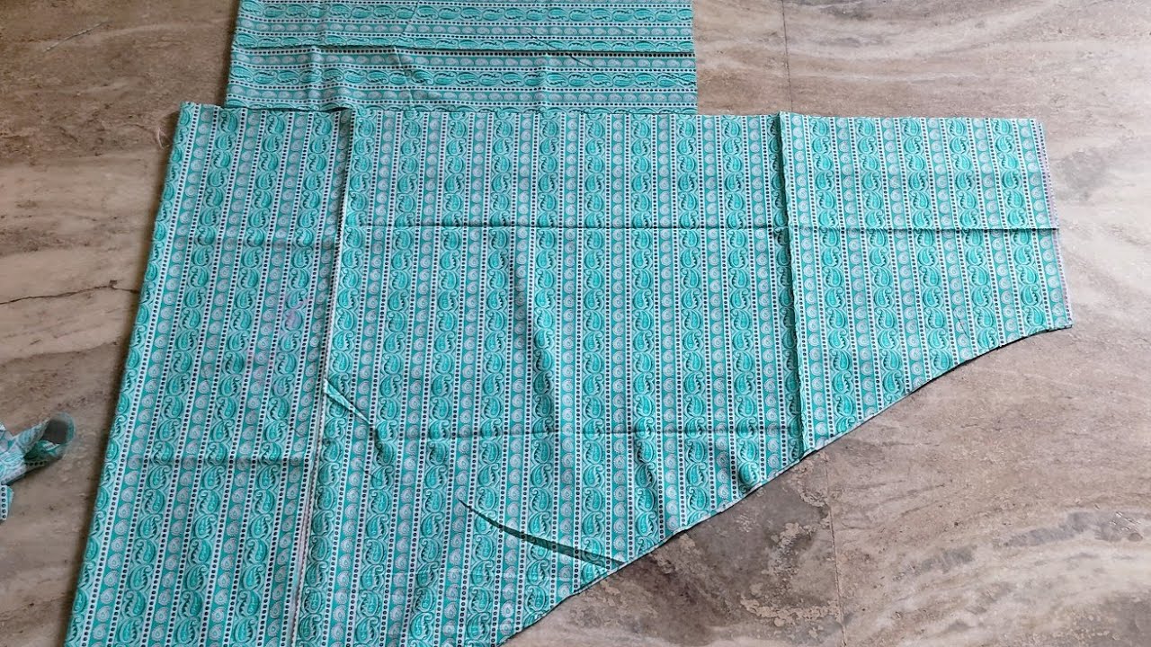 kya aapne sidhe print ke kpde ki salwar es trike se cutting ✂️ ki. nhi to sikhe kuchh hi Minto me.🌹🌹
