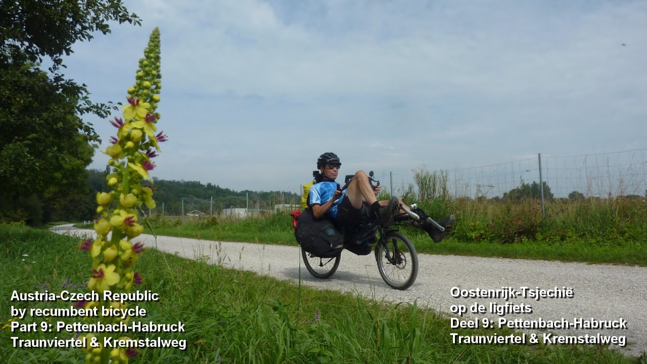 Austria - Czechia by recumbent bike (9) Pettenbach - Habruck, Traunviertel & Kremstalweg
