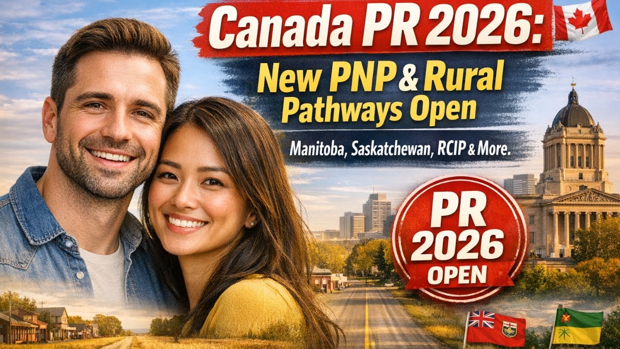 Canada PR 2026 New PNP & Rural Pathways Open  Manitoba, Saskatchewan, RCIP & More.