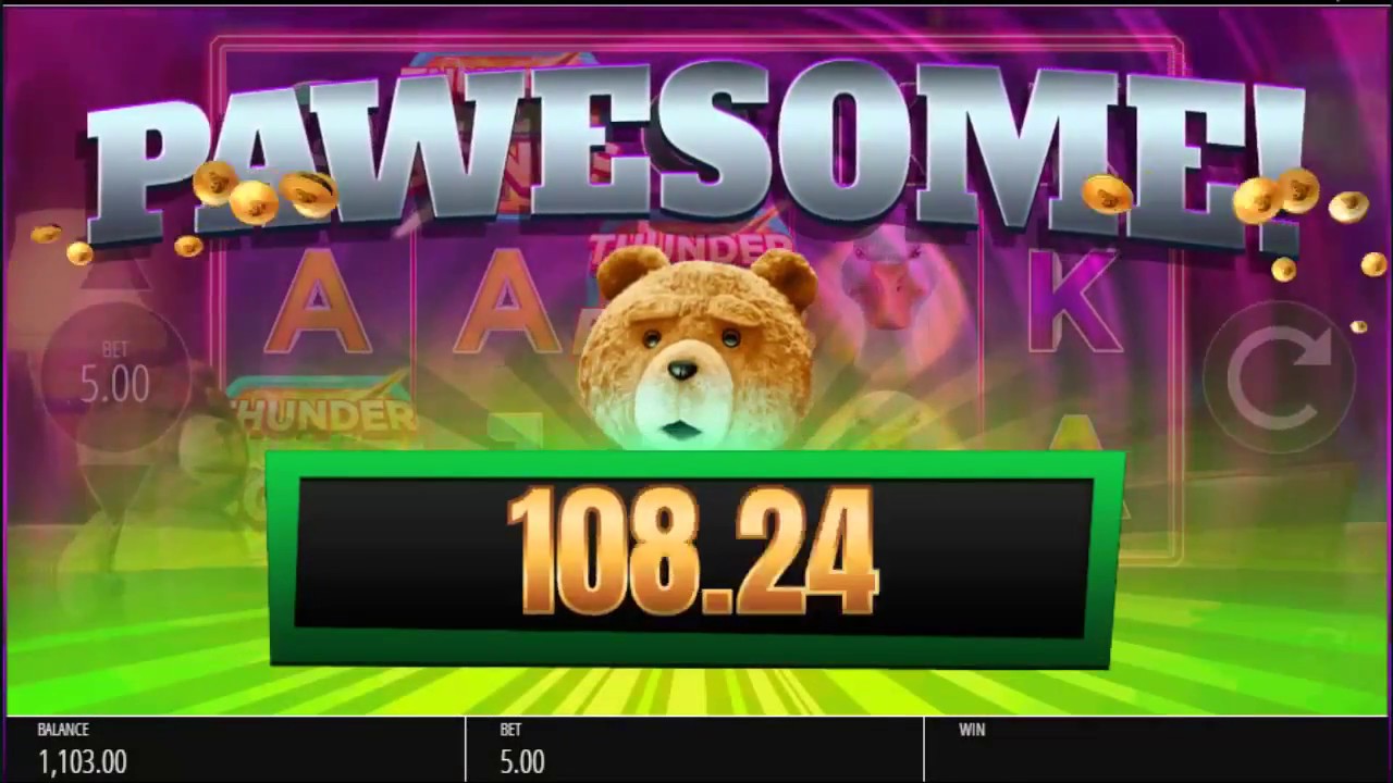 BIG WIN On Ted Slot Machine