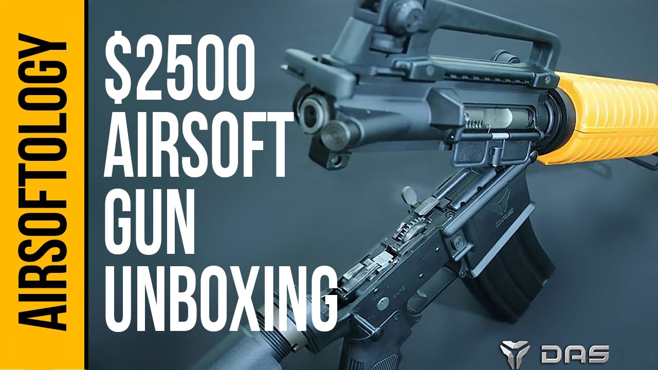 Unboxing the $2500 DAS M4A1 airsoft gun! | Airsoftology