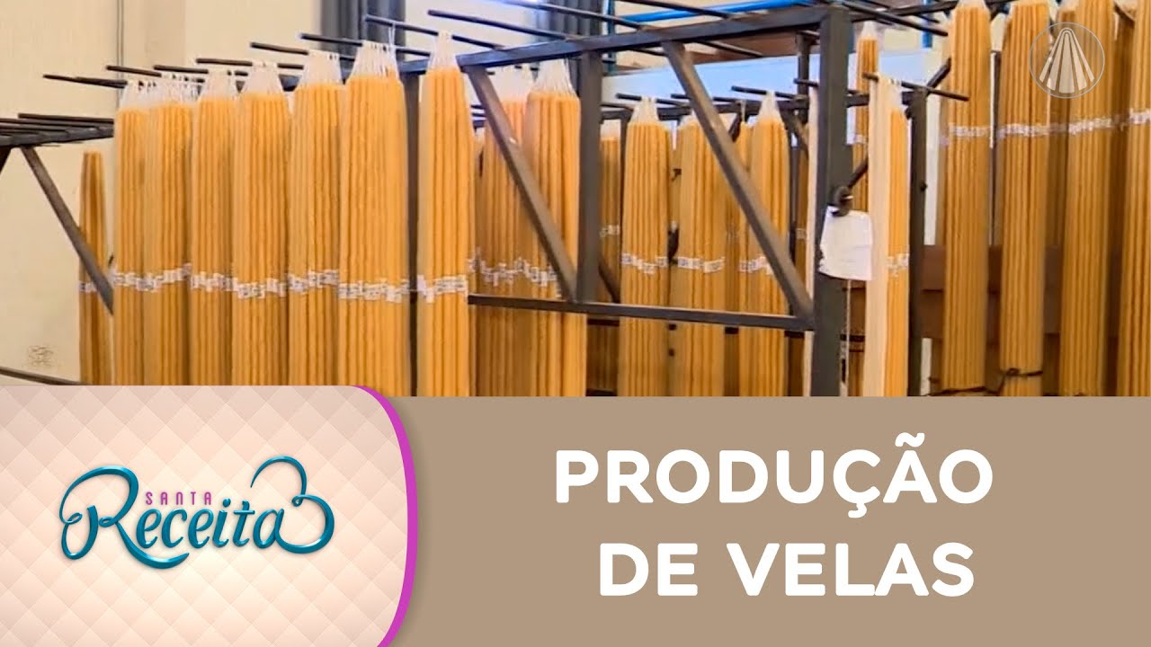 Conheça o processo de produção de velas de vários tamanhos e formatos