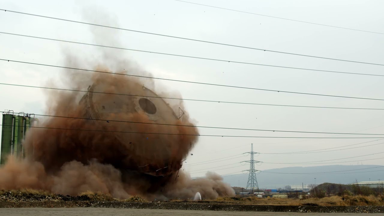 Teesworks Gas Holder Demolition