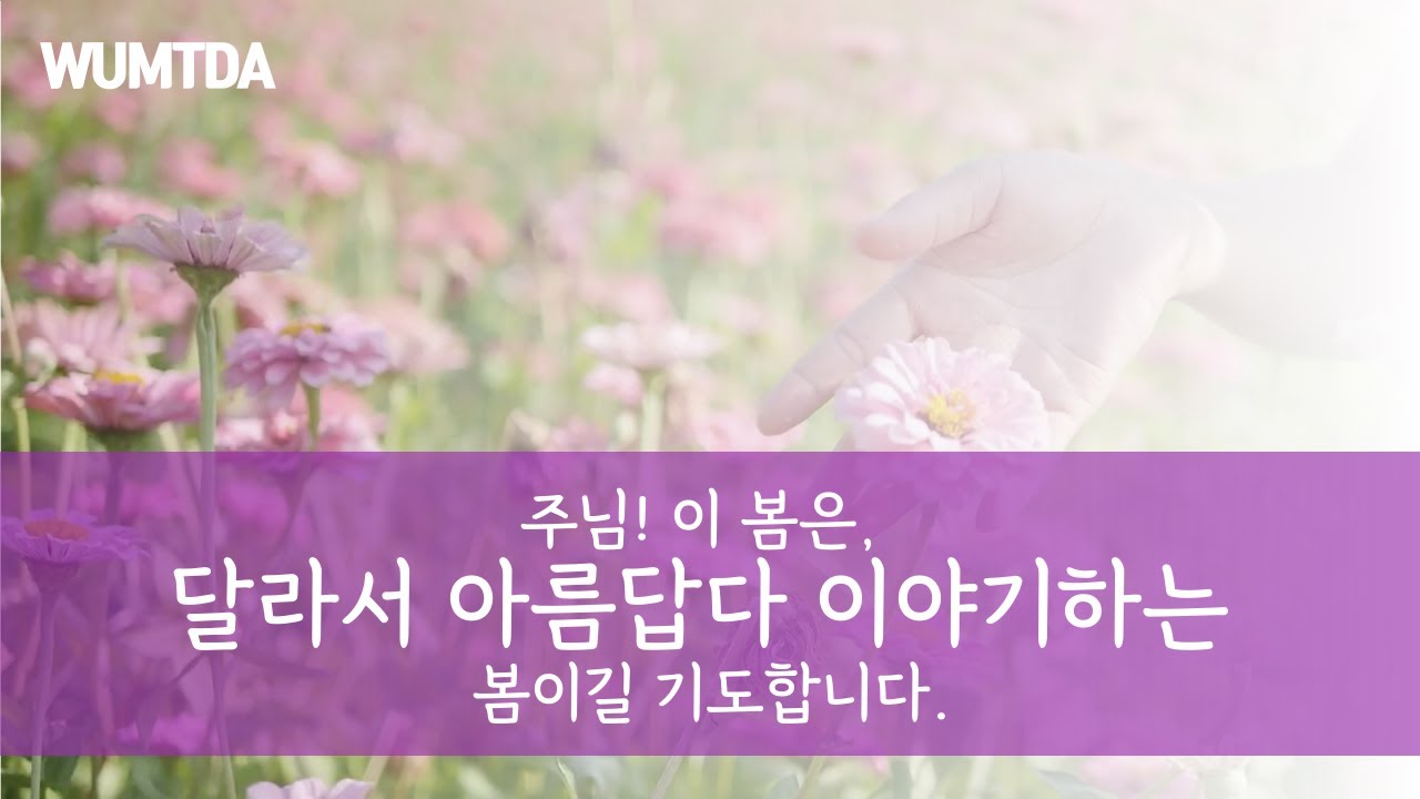 봄을 맞이하며 드리는 기도_황성결 목사