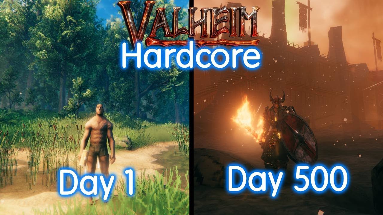 I spent 500 days in Valheim Hardcore, this is what happened (Full Movie)