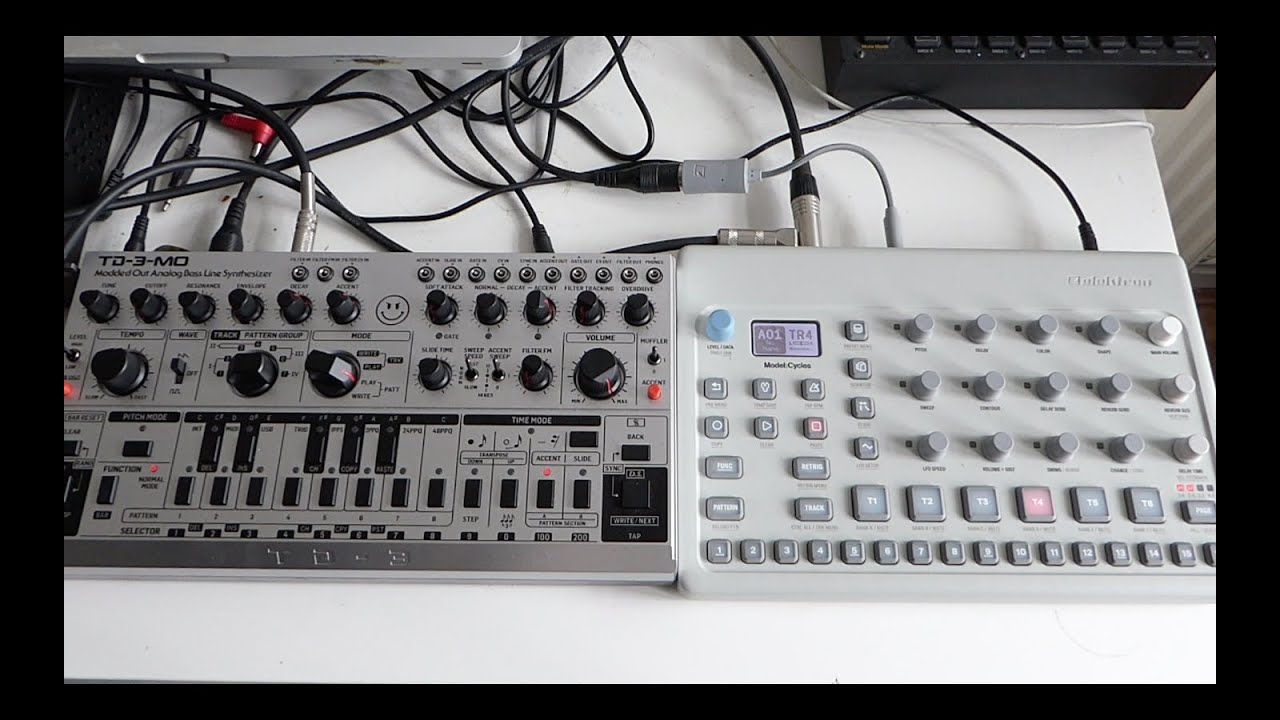 Elektron Model:Cycles & Behringer TD3-MO