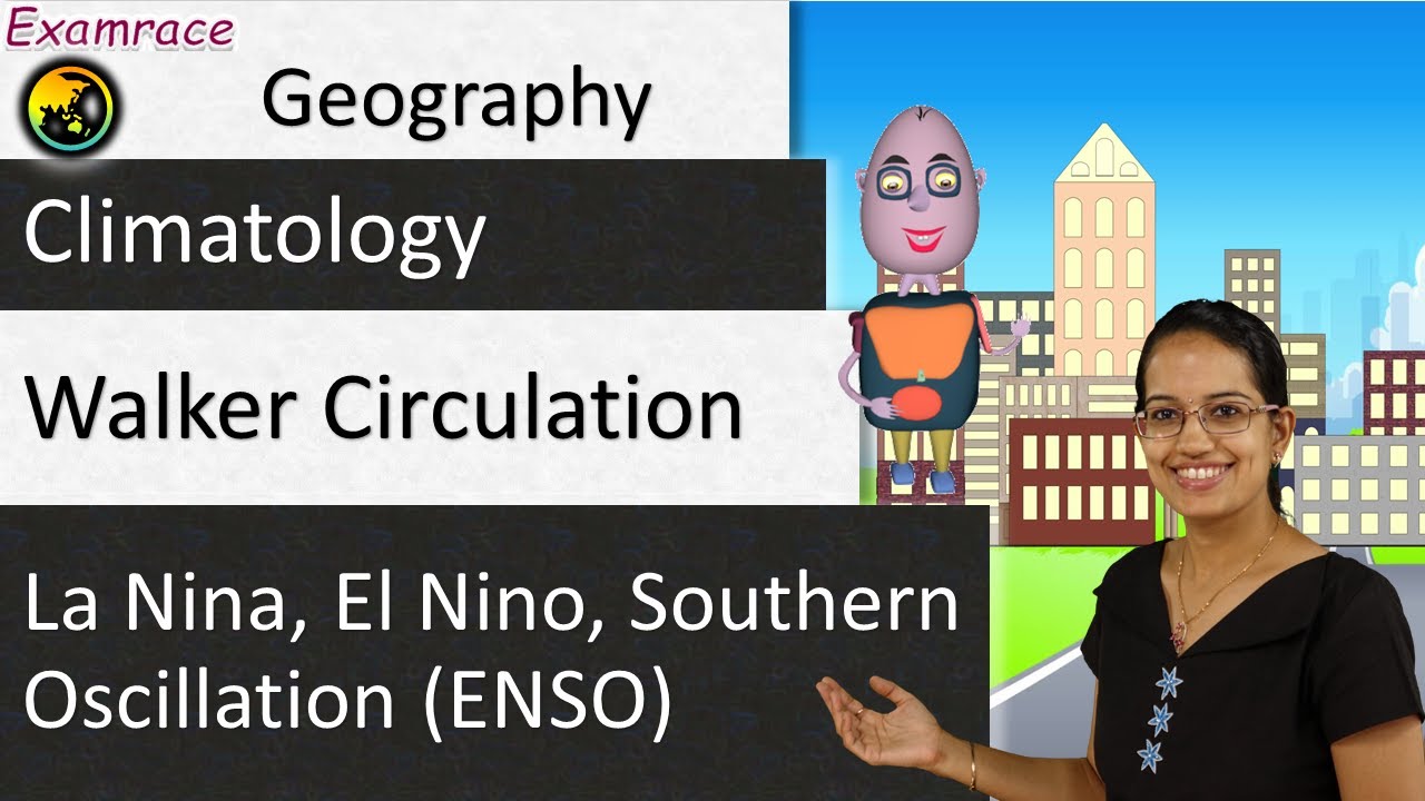 🗺️ Walker Circulation, La Nina, El Nino, Southern Oscillation (ENSO) -Most Important in Climatology
