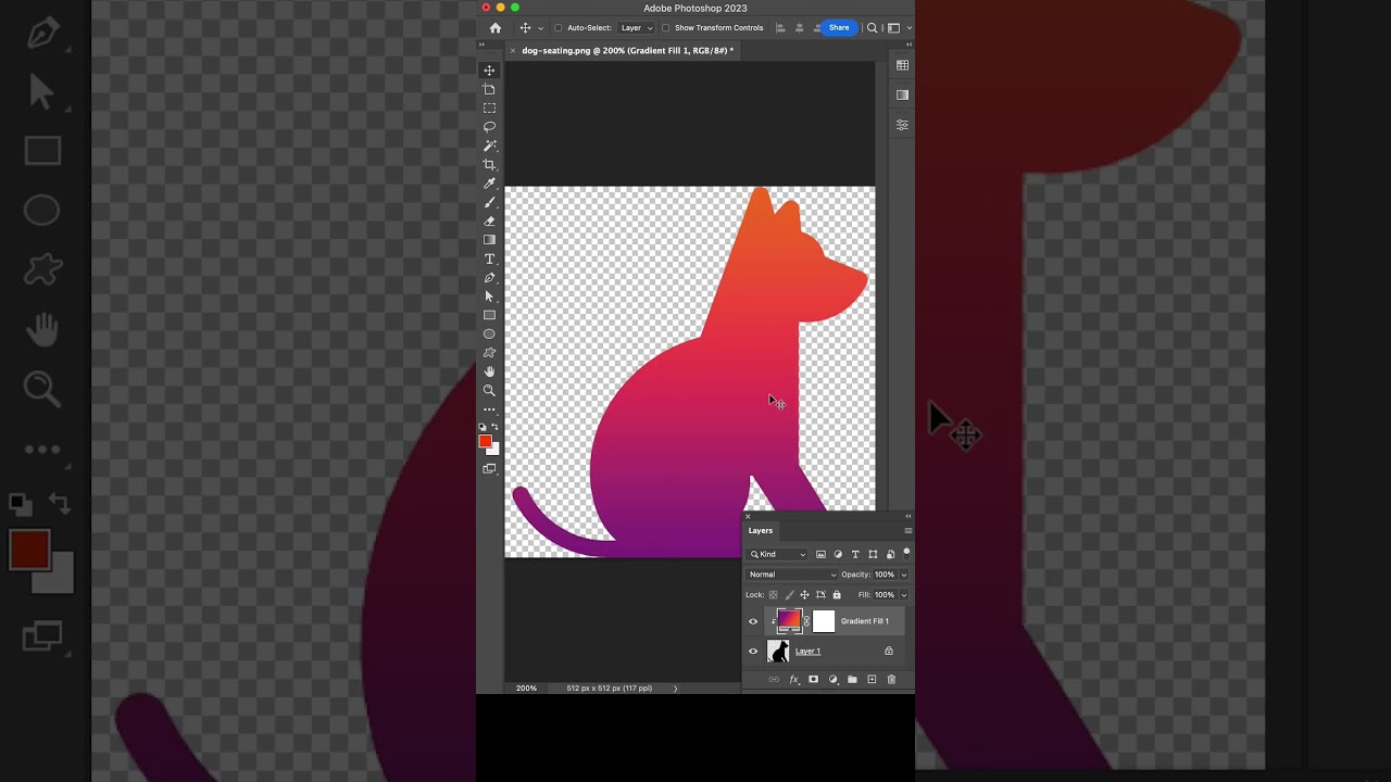 Change PNG image color photoshop