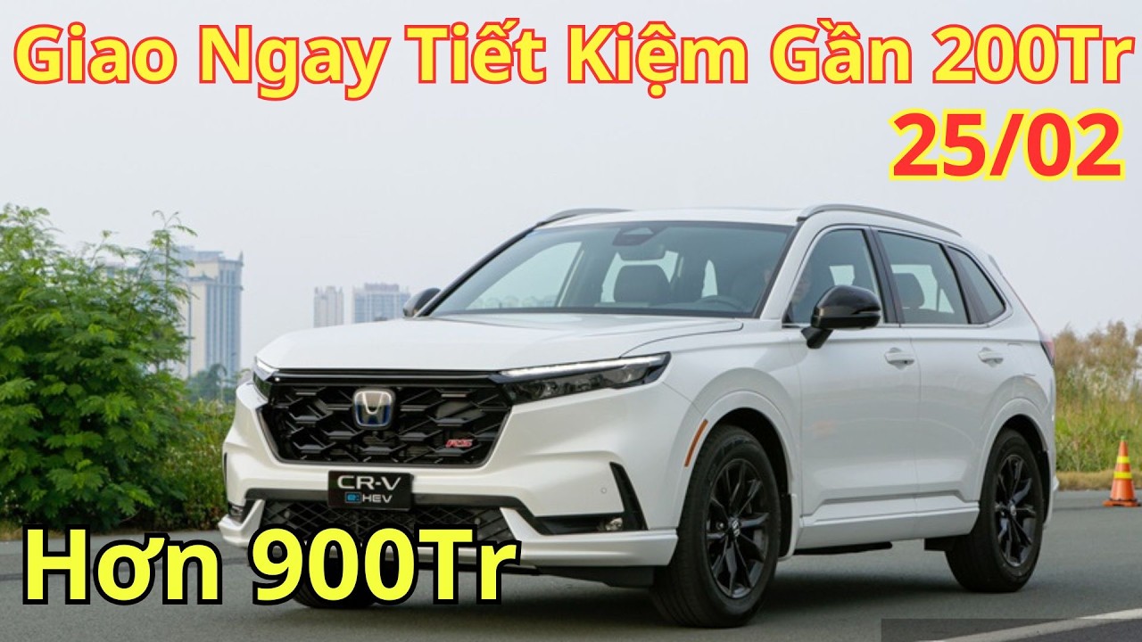 ✅Giá Khuyến Mại Honda CRV Cuối Tháng 2. Giao Ngay Tiết Kiệm Gần 200Tr, Lăn Bánh Mới | Xegiatot24h