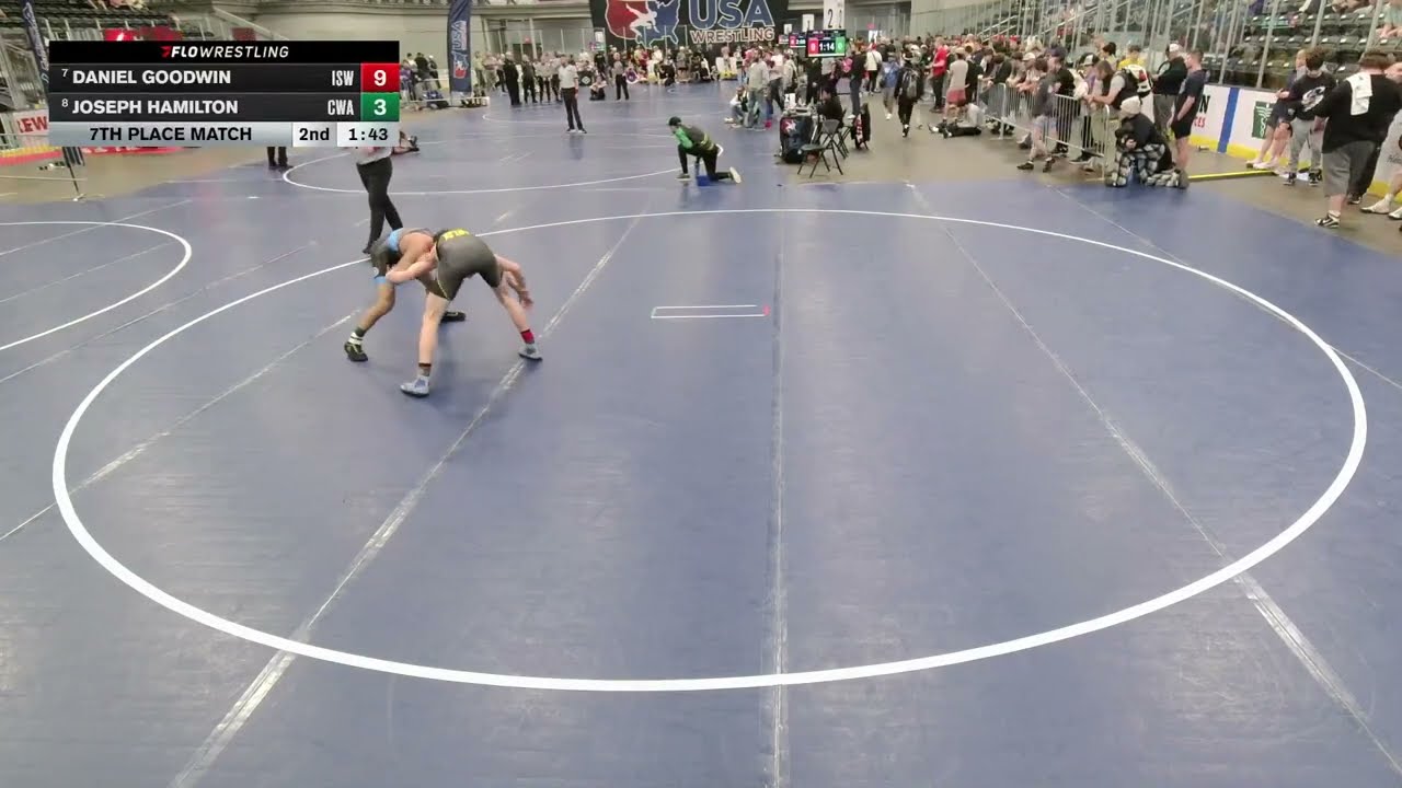 Joseph Hamilton vs Daniel Goodwin: 2025 Junior Boys Folkstyle Nationals: 113 Ibs 7th Place Bout