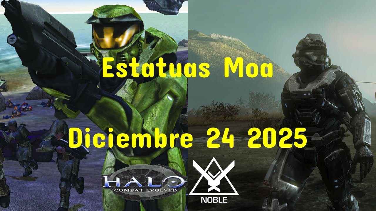 Ubicación estatuas MOA Diciembre 24 2025 | Halo CE   y   Halo Reach