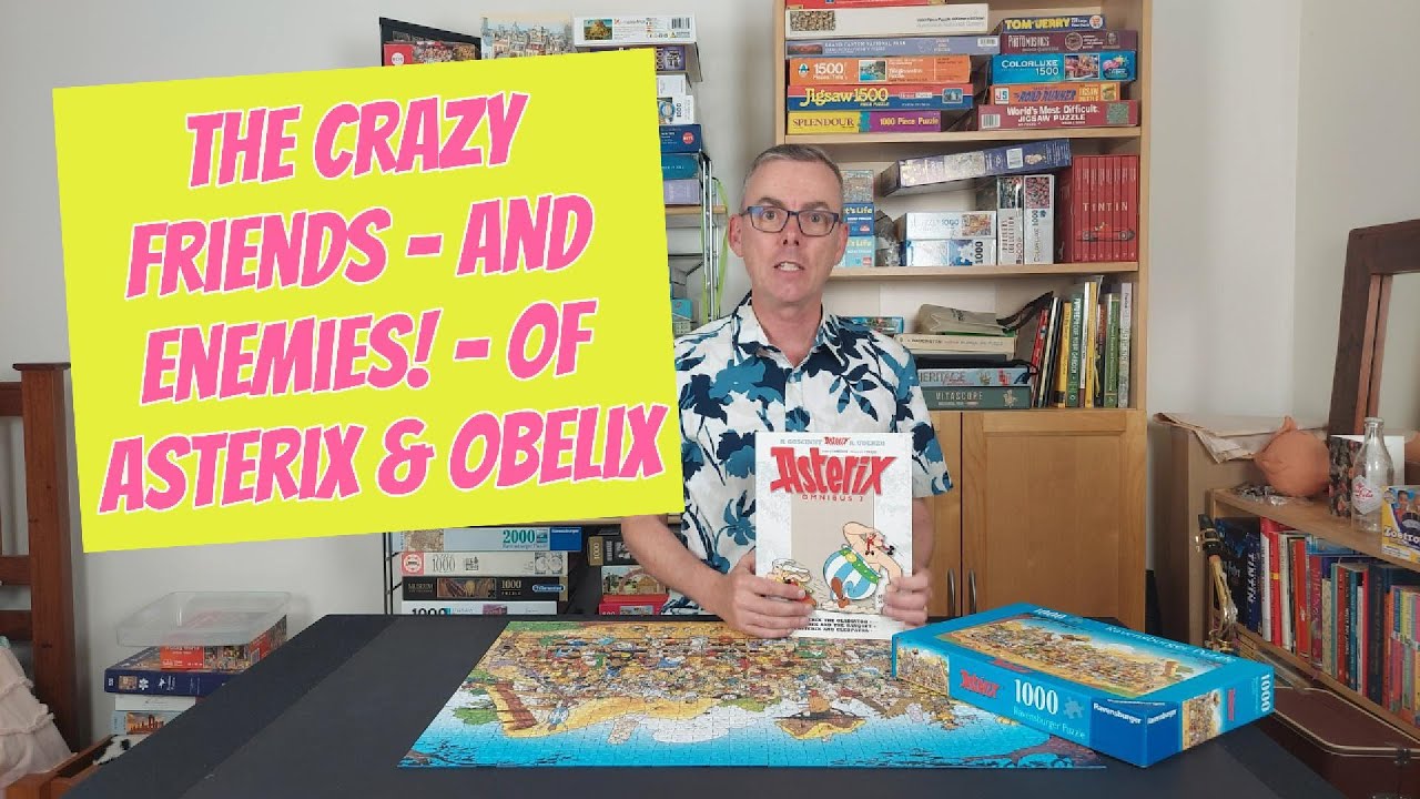 The crazy characters from Asterix. The friends and the enemies in one special Ravensburger puzzle