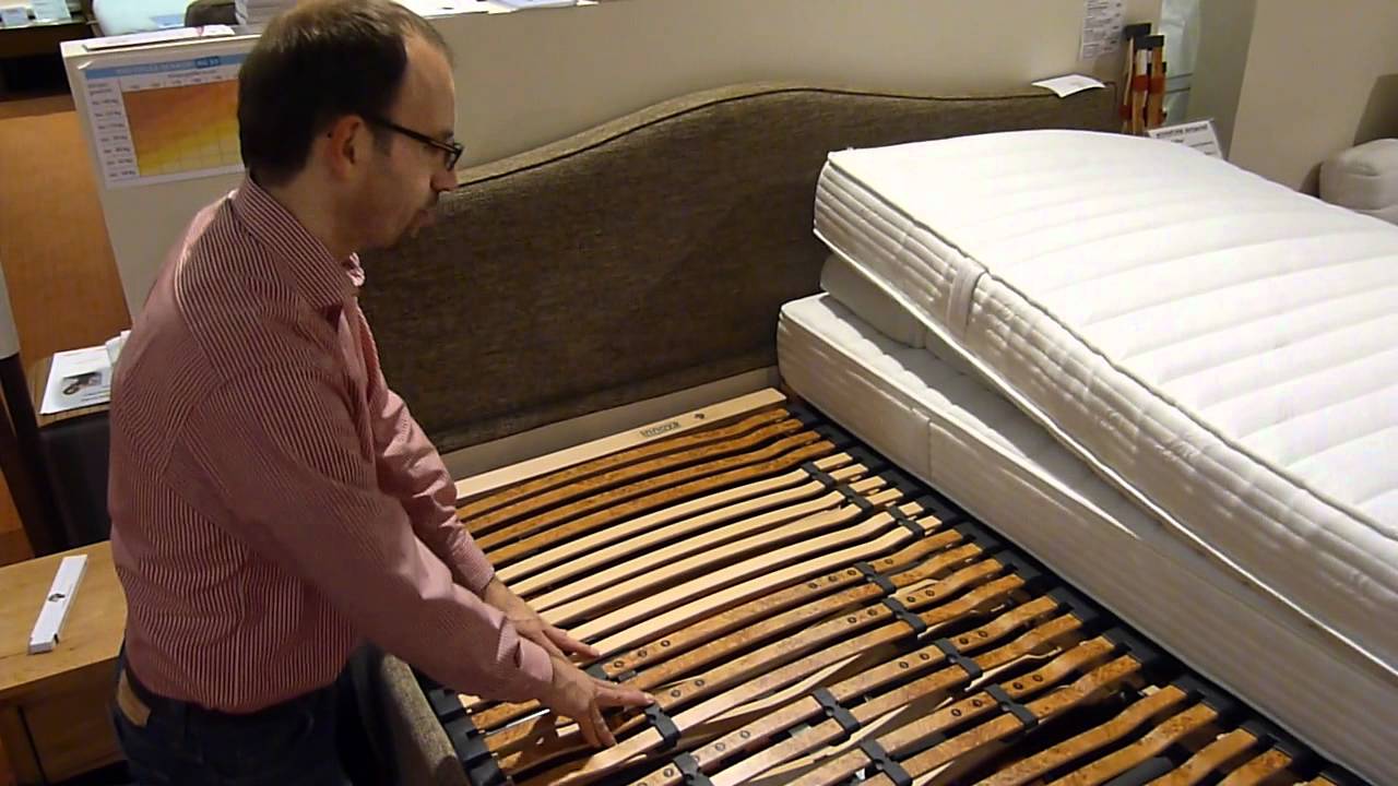 Wie stelle ich meinen Dormabell Innova 2 Lattenrost Bis BJ.2012 optimal auf mich ein.