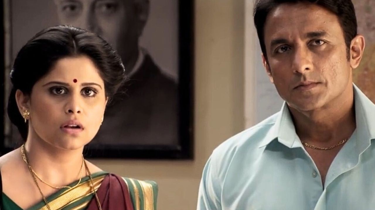लग्न होऊन ही सई ने नवऱ्याला ओळखण्यास का दिला नकार - Sai Tamhankar - मूवी सीन - Sau Shashi Deodhar