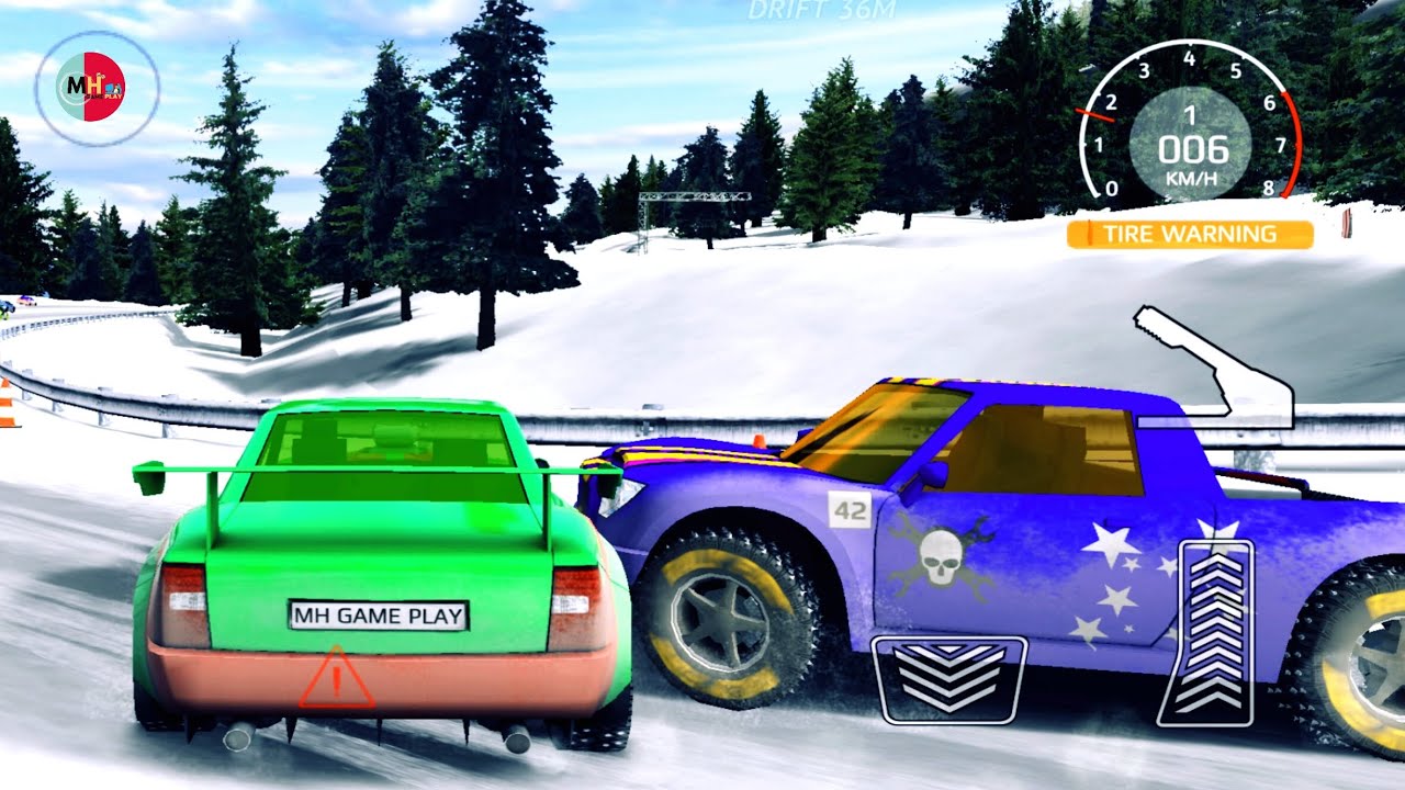 Car Racing On Snow-Covered Roads - Car Racing Game on Incredibly Bad Roads - Android Gameplay #games